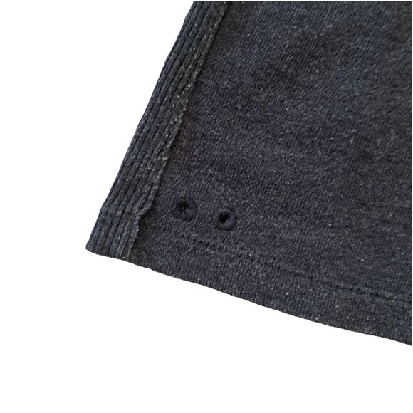 Converse One Star Sweater Women S Gray Cowl Neck Long Sleeve Tunic Ribbed Knit - Picture 4 of 8